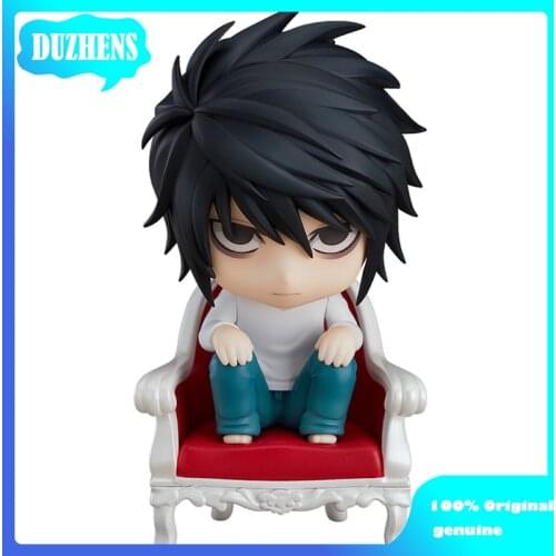 100% Original: DEATH NOTE L Lawliet Q version figma PVC Action Figure Anime Figure Model Toys Figure Collection Doll Gift