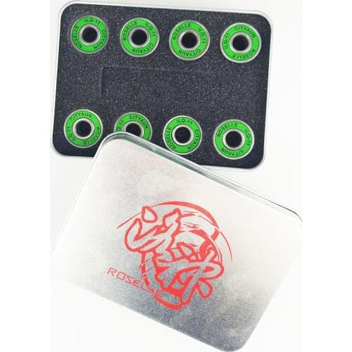16PCS Original ROSELLE ILQ-11 Skating Bearing Deep Groove 608ZZ 8X22X7mm Chrome Steel Skates Bearings ABEC-11 Slalom Sliding H06