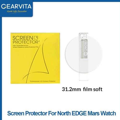 Screen Protector For North EDGE Digital Watch 31.2mm Soft Film For Protection Dial Replacement Accesory
