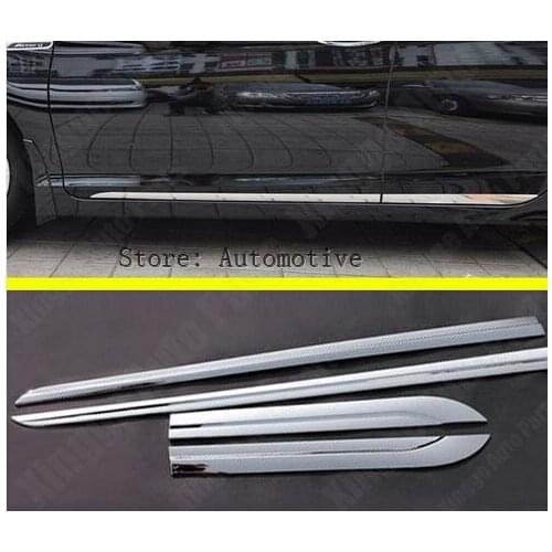4pcs Stainless steel Door Side Molding Trim For Honda Accord Sedan 2014 2015