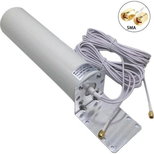 4G LTE antenna 3G 4G external antennna outdoor antenna with 5m Dual SlIder CRC9/TS9/SMA connector for 3G 4G router modem