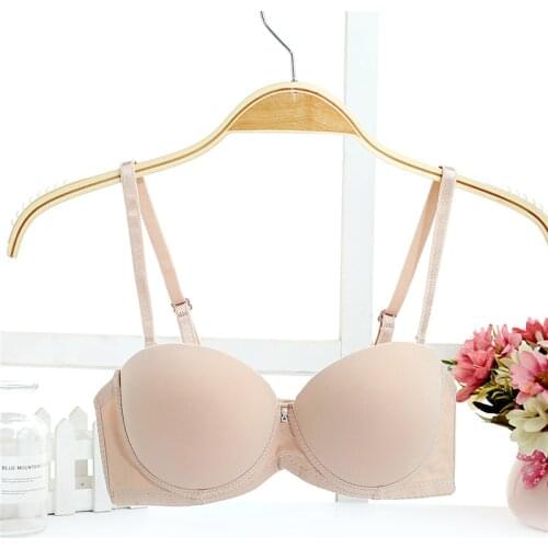 Super Push Up Bra For Small Seamless Underwire gather breast Bra Sexy Lingerie sleep beach thicken padded cup party wedding bra