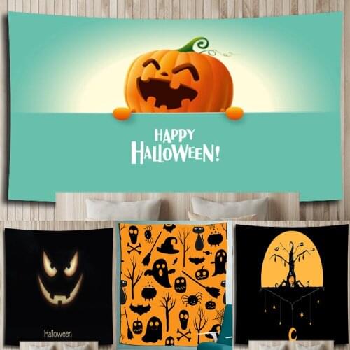 Digital Printing Tapestry Hanging Cloth Halloween Decorations Shop Scene Layout hippie decor anime tapestry tye dye tapestry