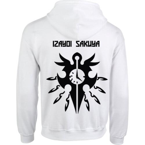 IZAYOI SAKUYA TouHou Project Hoodie Coat Animation Comic Cosplay Fashion