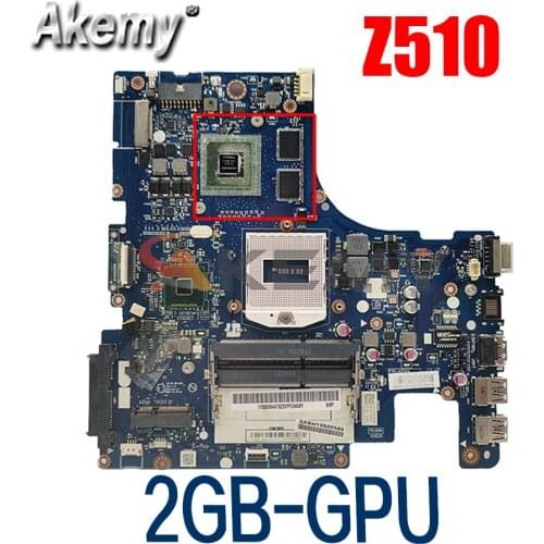 Laptop motherboard For LENOVO Z510 Mainboard AILZA NM-A181 90004479 SR17E N14P-GV2-S-A1 2G