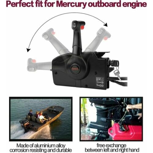 New Outboard Remote Control Box For Mercury Boat Engine With 14Pin Cable Right Hand 881170A13
