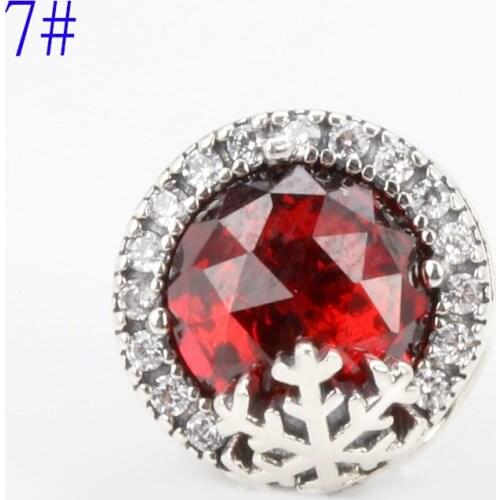 Bewill Authentic 925 Silver Christmas ice sculpture beads Fit Original charms Bracelet Necklace Pendant DIY Jewelry Making