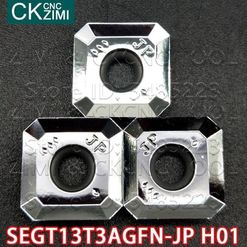SEGT13T3AGFN-JP H01 carbide blade CNC Aluminum inserts lathe tools blade machining wood turning tools SEGT for Copper aluminum