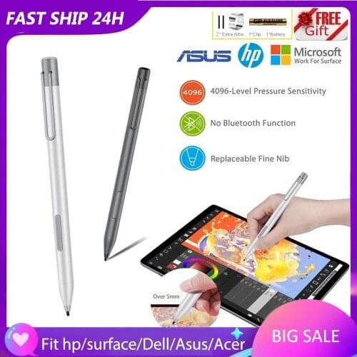 Stylus Pen For Microsoft Surface Pro 7 Surface Laptop GO 2 Book Studio For HP Pavilion ENVY X360 ASUS Tablet Pressure Pen Touch