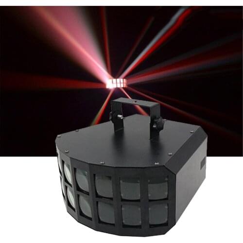 Free shipping 2 x10w RGBW 4IN1 LED Butterfly Beam Light High brightness effects stage lighting DJ Disco party lights projector
