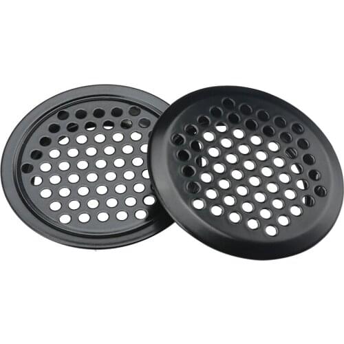 Black Convexity /Flat Mesh Cut Dia.19mm/25mm/30mm/35mm/53mm Stainless Steel Wardrobe shoe Cabinet Ventilating Mesh Hole Air Vent