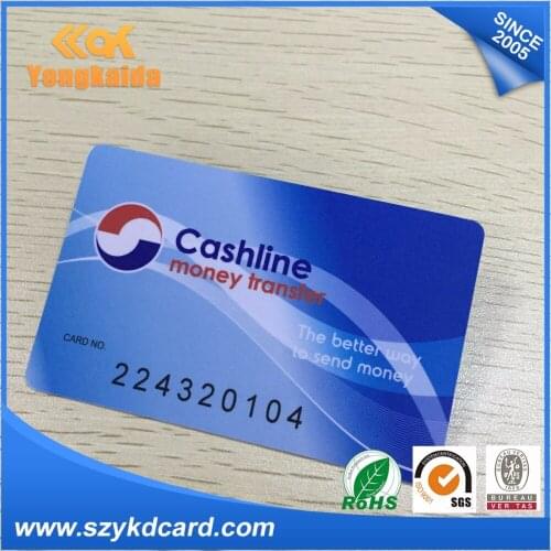 Yongkaida ISO 14443A factory price 1000 pcs 13.56MHz RFID SMART fudanm1 1k printed pvc Card