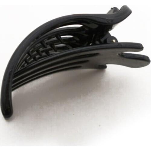 Black Coffee Plastic Hair Claw Clamp Hair Clip Women Black Hairpin Styling Hair Accessory