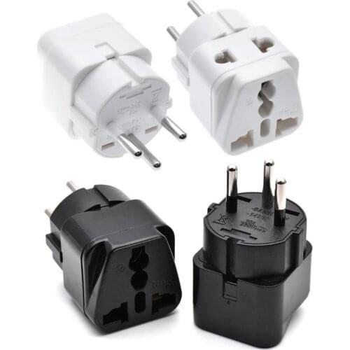ISRAEL Travel Plug Adapter Universal Outlet Suit AU/UK/US/EU/Schuko/Japan...All Countries AC100~250V 10A