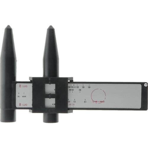 1 Pcs PCD Gauge Ruler Rim Car Wheel Bolt Pattern Measuring Gauge Tool Hole 4 5 6 8 Lug