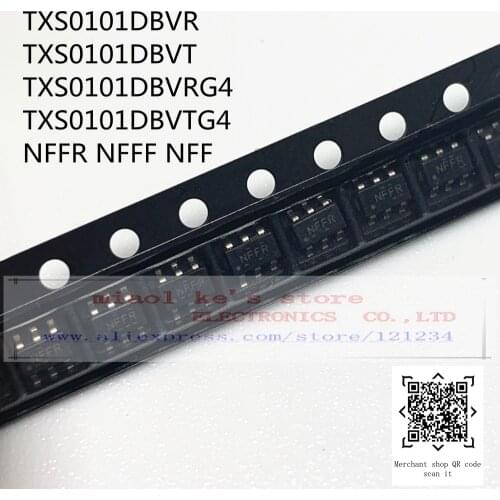 [10pcs]100%New original: TXS0101DBVR TXS0101DBVT TXS0101DBVRG4 TXS0101DBVTG4 NFFR NFFF NFF_ - IC TRNSLTR BIDIRECTIONAL SOT23-6