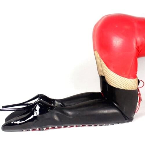 7.09in High Height Sex Ballet Boots Party Boots Stiletto Heel SM Over-The-Knee Boots US Size 6-14 No.11307