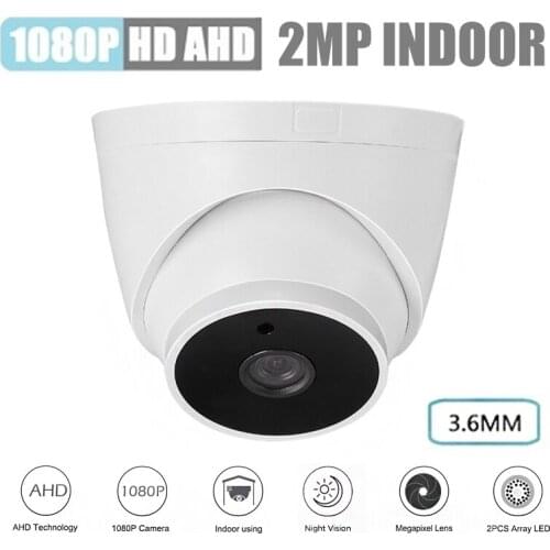 Security 1MP 1.3MP 2MP HD Analog AHD Camera for Indoor Ceiling install with high quality image AHD Dome Camera