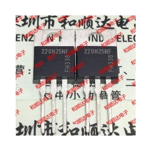 Free shipping 10PCS 220N25NF IPP220N25NFD TO-220 250V 61A