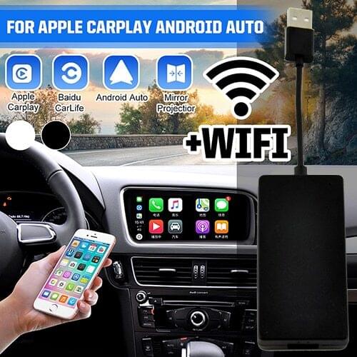 AVGOTOP Carlink USB Apple Wireless Carplay & Android Auto Adapter