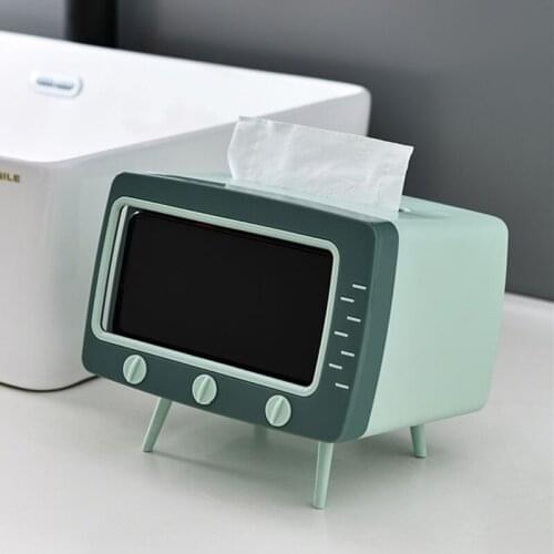 Cover Dispenser Napkins TV Tissue Box Multifunctional Tissue Case Mobile PhoneBox Napkins Container Household Storage Holder