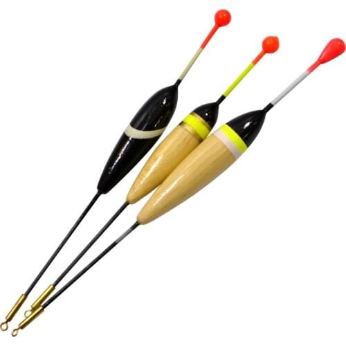 FISH KING Brand 10pcs/Lot 2g 2.5g Float Bobbers Balsa Fishing Floats Boyas Pesca For Fishing Tackle Tools Pescaria Acessorios