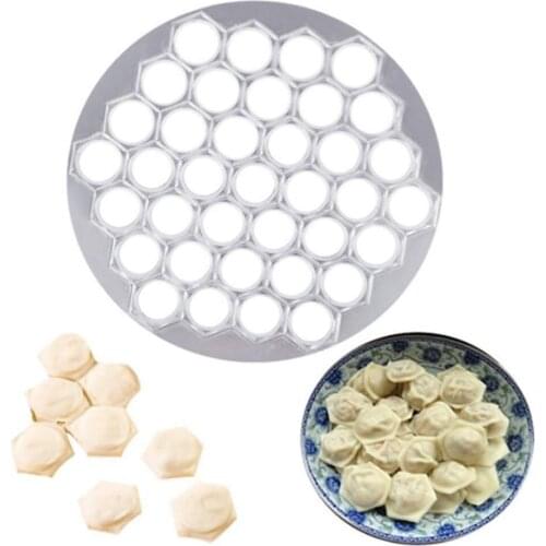 37 Hole Wonton Dumpling Tool Maker Mould Aluminum Samosa Cookware Russian Dumpling Maker Pelmeni Mould Kitchen Gadgets