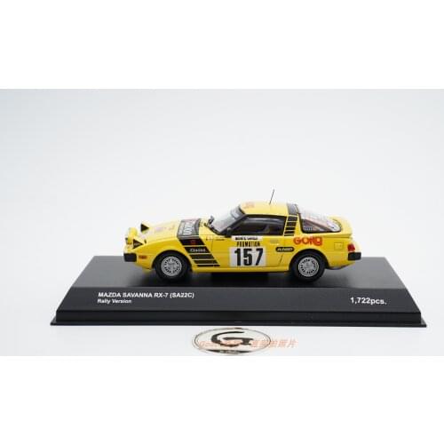 Kyosho 1/64 Mazda RX7 Diecast Collection of Simulation Alloy Car Model Children Toys