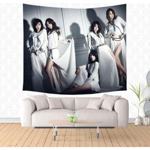 Multifunctional Polyester Sofa Blanket Beach Towel 4MINUTE Wall Hanging Tapestry Bed Cover Yoga Mat Home Decor