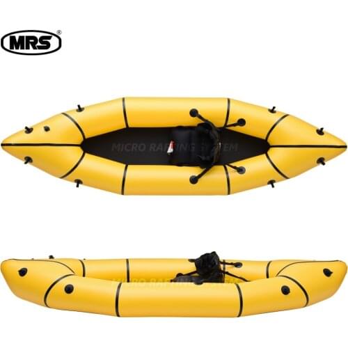 [MRS][Nomad S1] Micro rafting systems yellow ultra-light inflatable kayak packraft