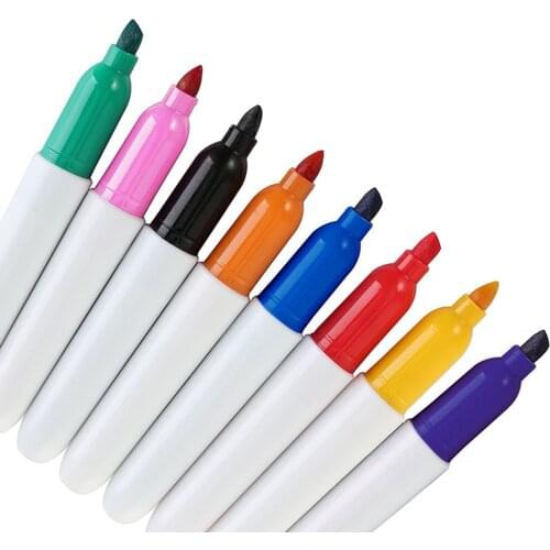 8 Colour Set Of Colour Marker Pens For Smoothly Writing Wedding Signatures Board Glass Window Art Multi Colored Marker Pens