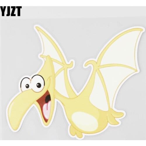 YJZT 14.5CM×12CM Flying Birds Car Sticker Interesting Shape PVC Decal Bumper 11B-0413