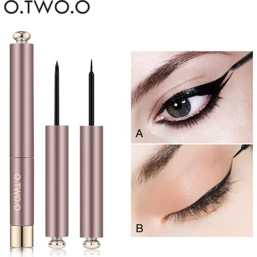 O.TWO.O Wholesale Thin Liquid Eyeliner Pen Silk Black Eye Liner Pencil 24 Hours Long Lasting Water-Proof Eyes Makeup Tools