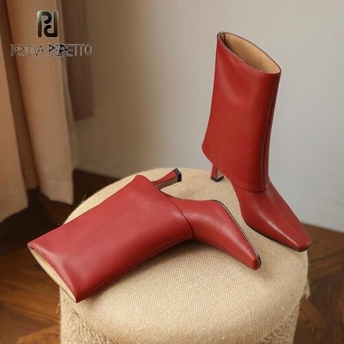 Autumn New Style High Heels Fashion Square Head Car Stitching Sleeve Straight Tube Boots White Thin and Tendon Bottom Boots