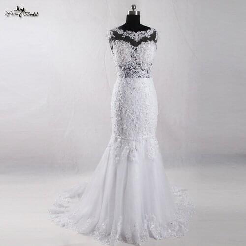 RSW946 Sexy Backless 2 Two Piece Detachable Skirt Wedding Dresses vestido de noiva casamento robe de mariage Wedding Gowns