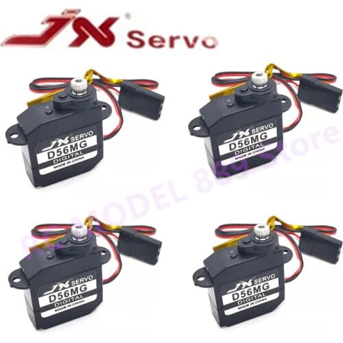 4PCS JX Servo D56MG 5.6g DS Digital Coreless MG Metal Gear Servo 0.89kg 0.10sec