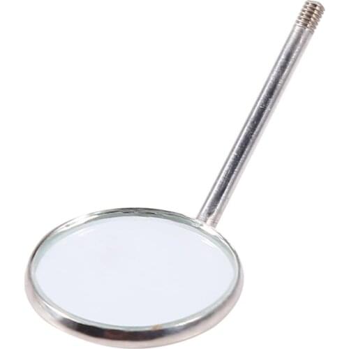 50pcs Stainless Steel Dental Orthodontic Mouth Mirrors Plain Mirror