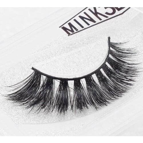 Top sale 1 Pairs Thick Crisscross Messy False Eyelashes Handmade Transparent Stems Fake Eyelashes Stage Bare Makeup Lashes Tool