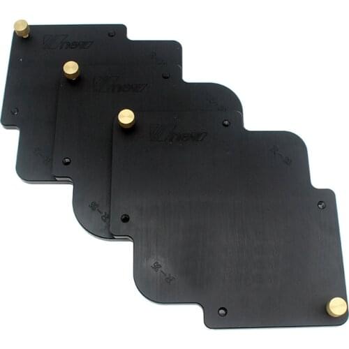 1PC R10 x R15 and R20 and R25 and R30 x R35 Corner Jig Template + 1PC 1/4" Router Bit with Bearings For Engraving Router Table