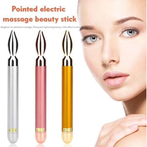 Face Roller Massager Lift Skin Tightening Wrinkle Bar 360 Rotate Thin Face Facial Massage Tool Pointed Shape Massager Skin Care