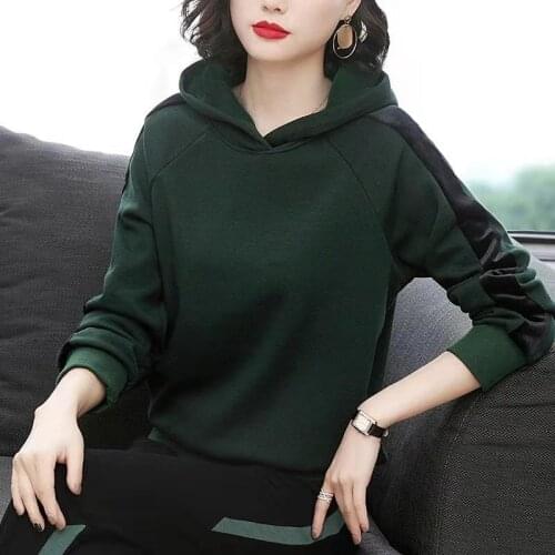 Vintage Clothes Hoodies 2021 Autumn Winter Womens Sweatshirt Korean Fashion Hooded Sweatshirts Oversized Hoodie Female Coat