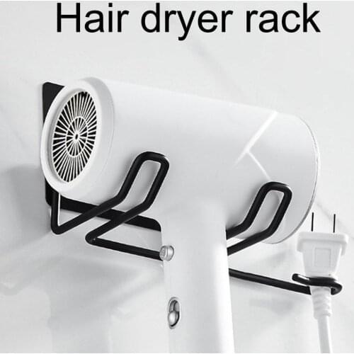 1pc Wall Mounted Rack Organizer Hair Straightener Dryer Holder Storage Rack For Bathroom Organizer Storage Box Shelf