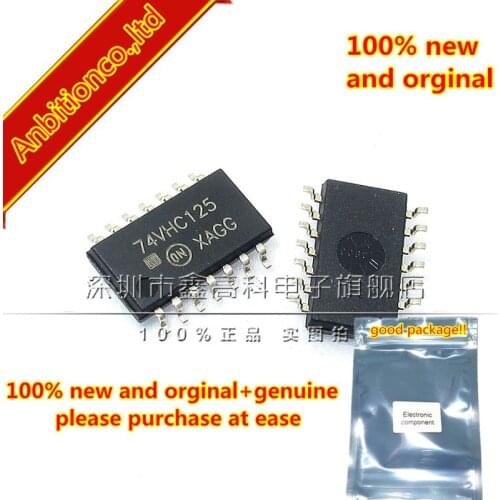 10pcs 100% new and orginal MC74VHC125MEL 74VHC125 SOP14 5.2 in stock