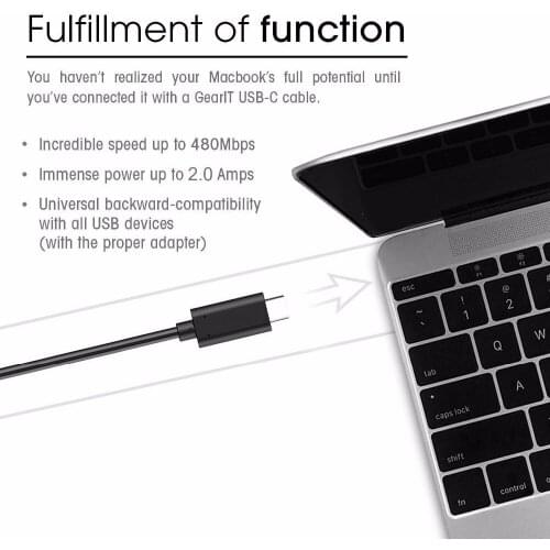 2M USB Type C Cable For Samsung Galaxy S9 S8 Note Fast Charging Data Cable For Xiaomi Mi 5 Oneplus 6 USB Type-C Cable 500pcs/lot