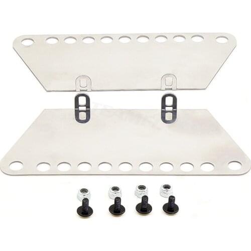 2pc upgrade parts metal foot pedal Chassis for 1:12 MN Model D90 D91 RC car