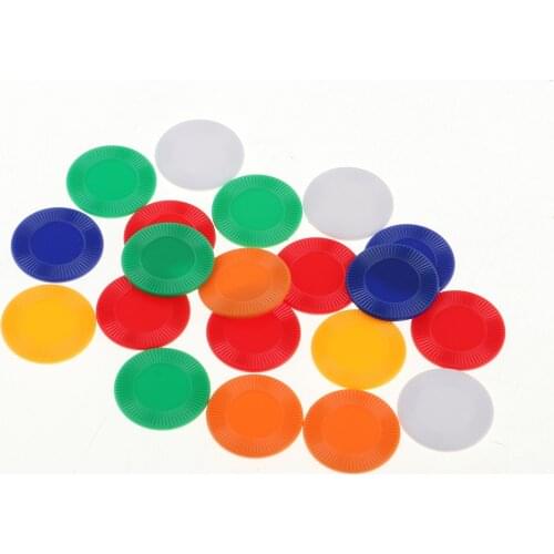 20pcs Board Game Poker Chips Entertaimnet Game Money Chips Set