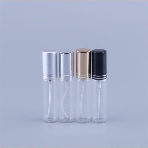 200pcs 10ml Refillable Perfume Spray Bottle Aluminum Spray Atomizer Portable Travel Cosmetic Container Perfume Bottles