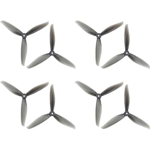 4pair LDARC 7040 3-Blade Propeller 7 Inch CW CCW Props Hole Diameter 5mm PC Paddle for RC FPV Drone Fixed Wing Model Accessories