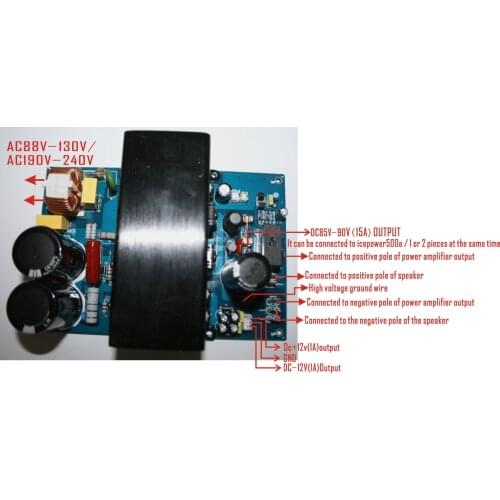 500A Power Amplifier Power Supply Full Bridge Digital Power Amplifier Switching Power Supply Board