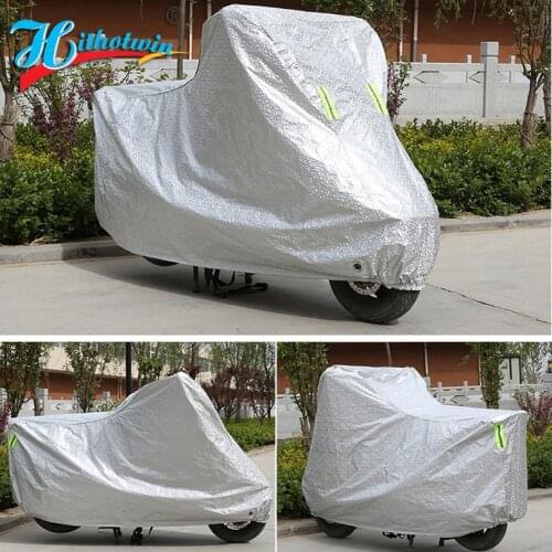 800g Motorcycle Cover Universal Outdoor Uv Protector All Season Waterproof Bike Rain Dustproof Motor Scooter Cover S M L XL 2XL